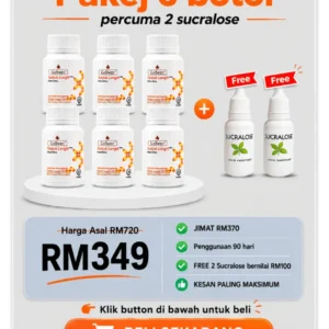 Goswiet – 6 Botol + 2 Free Sucralose